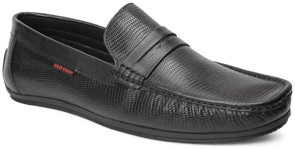 

Red Chief Men Black Loafers - RC8022 001 - RC8022