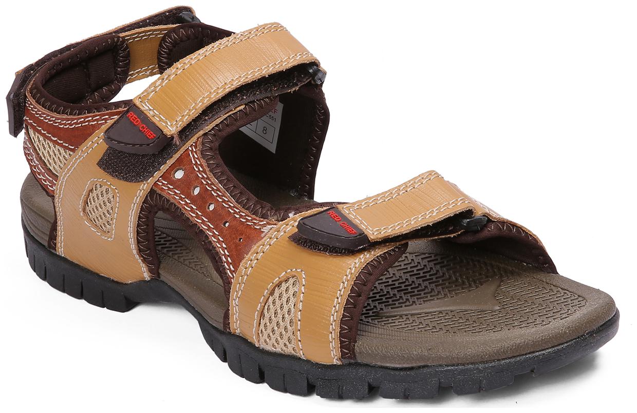 

Red Chief Men Brown Sandals