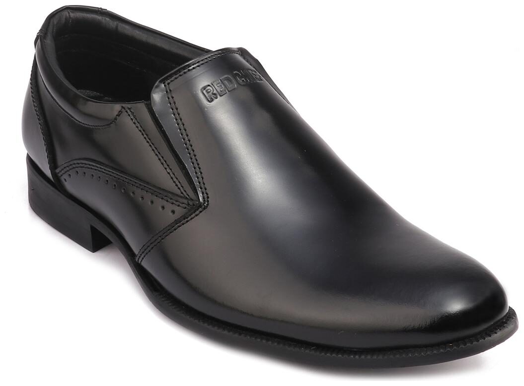 

Red Chief Men Black Slip-On Formal Shoes - RC3636
