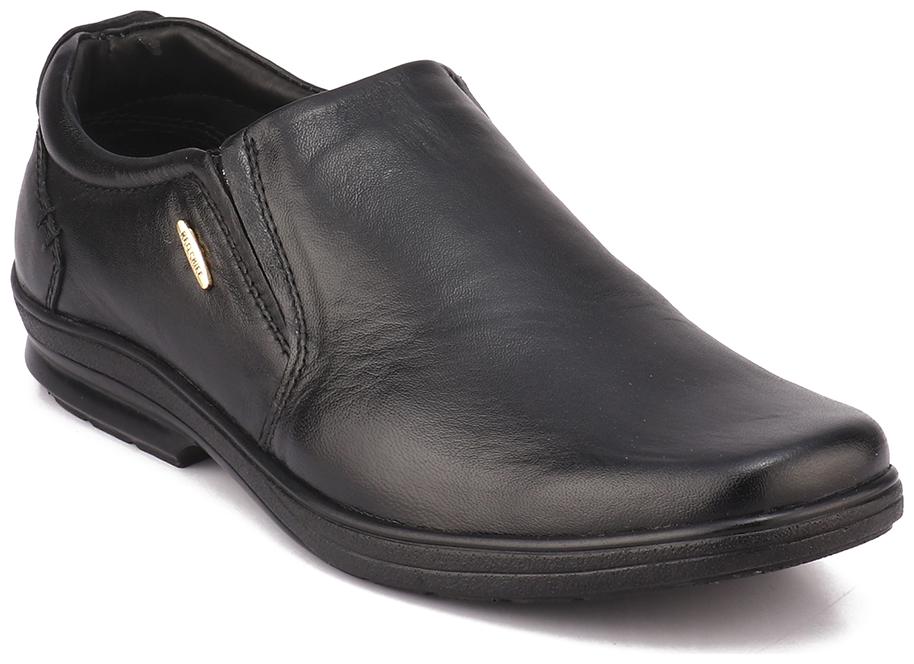 

Red Chief Men Black Slip-On Formal Shoes - RC21074 001 - RC21074