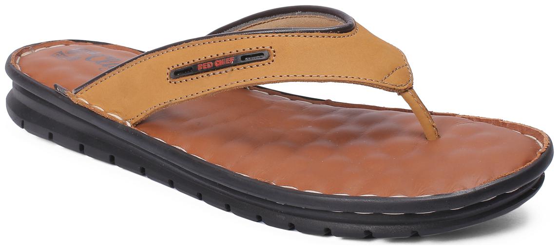 

Red Chief Men Red Slippers Flip-Flops RC3603 022