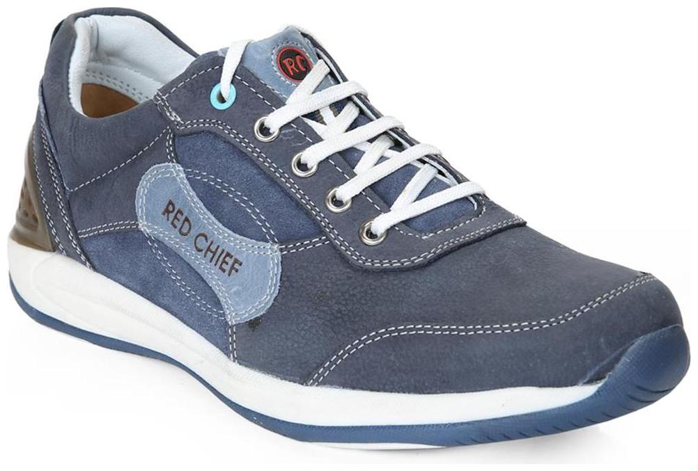 

Red Chief Men s Blue Casual Leather Shoes (RC2093 002)