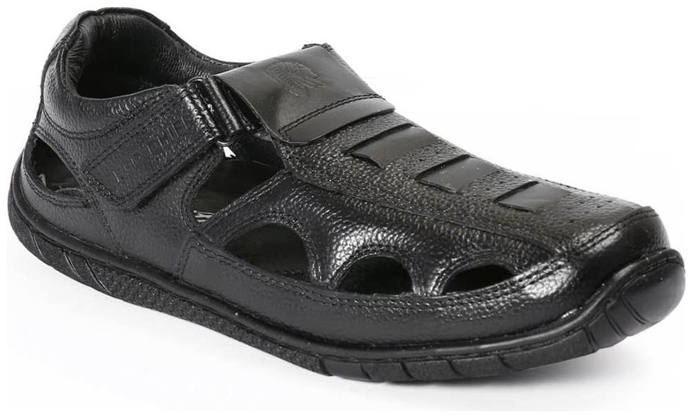 

Red Chief Men s Black Formal Leather Sandal (RC547 692)