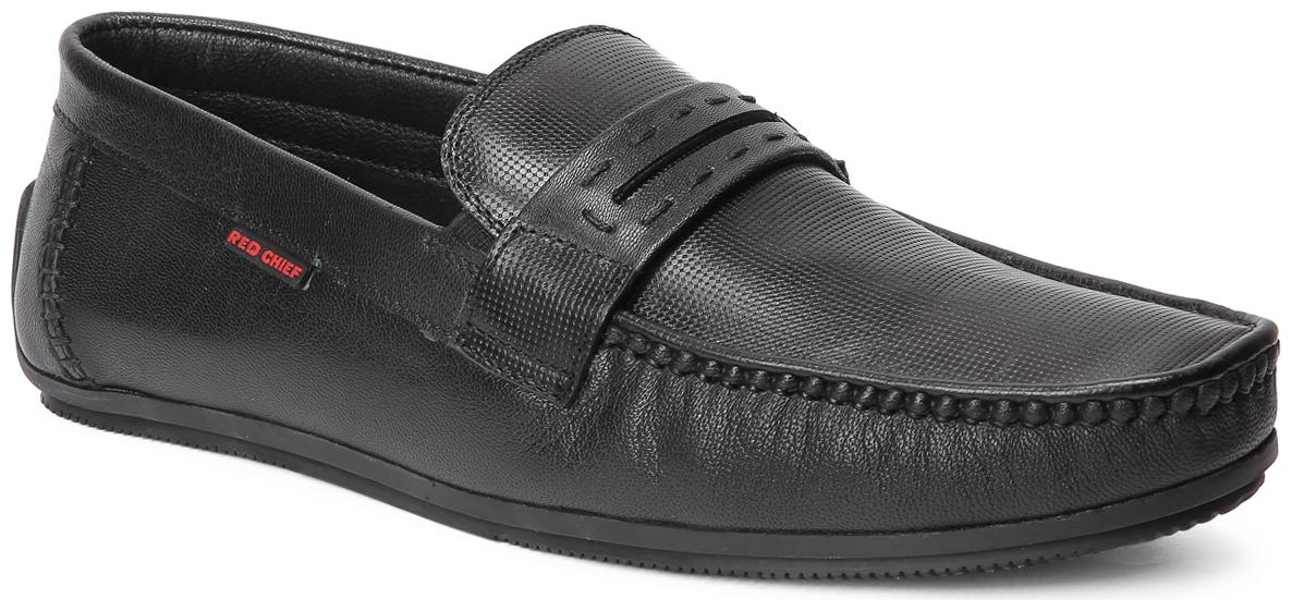 

Red Chief Men Black Loafers - RC8023 001 - RC8023