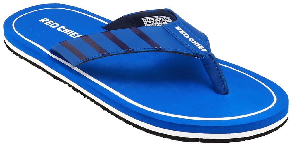 

Red Chief Men Blue Flip-Flops - 1 Pair