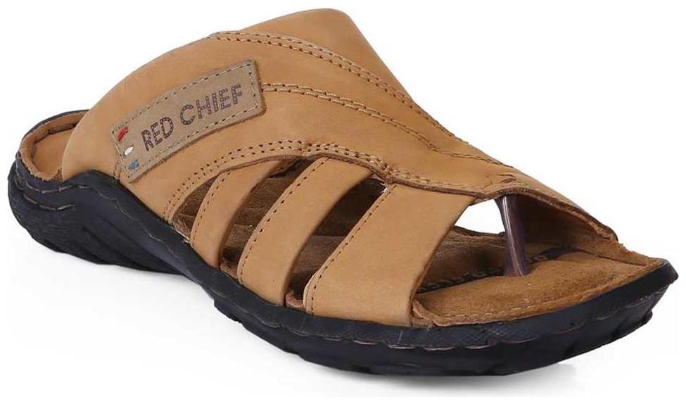 

Red Chief Men s Rust Casual Leather Slipper (RC0377 022)