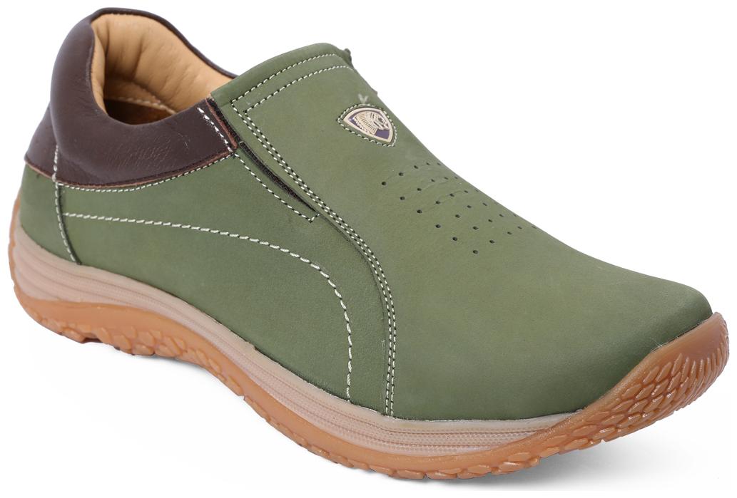 

Red Chief Men s Olive Casual Leather Shoes Rc3521 124