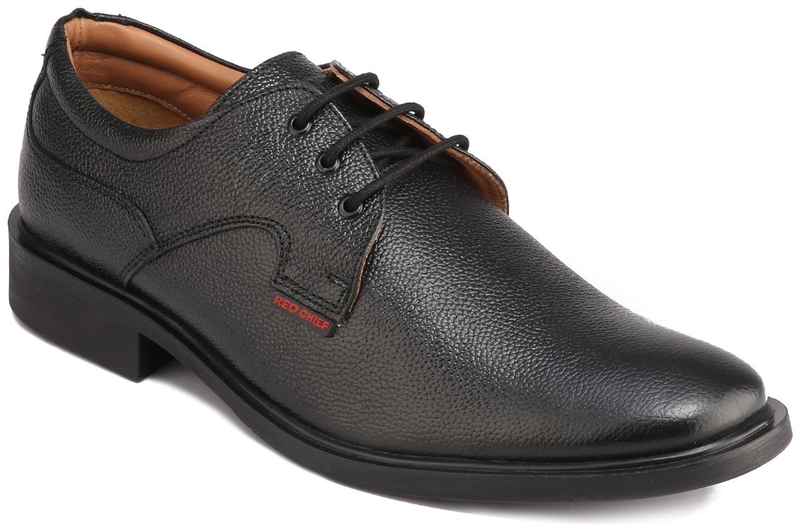 

Red Chief Men s Black Formal Leather Shoes Rc2282 001