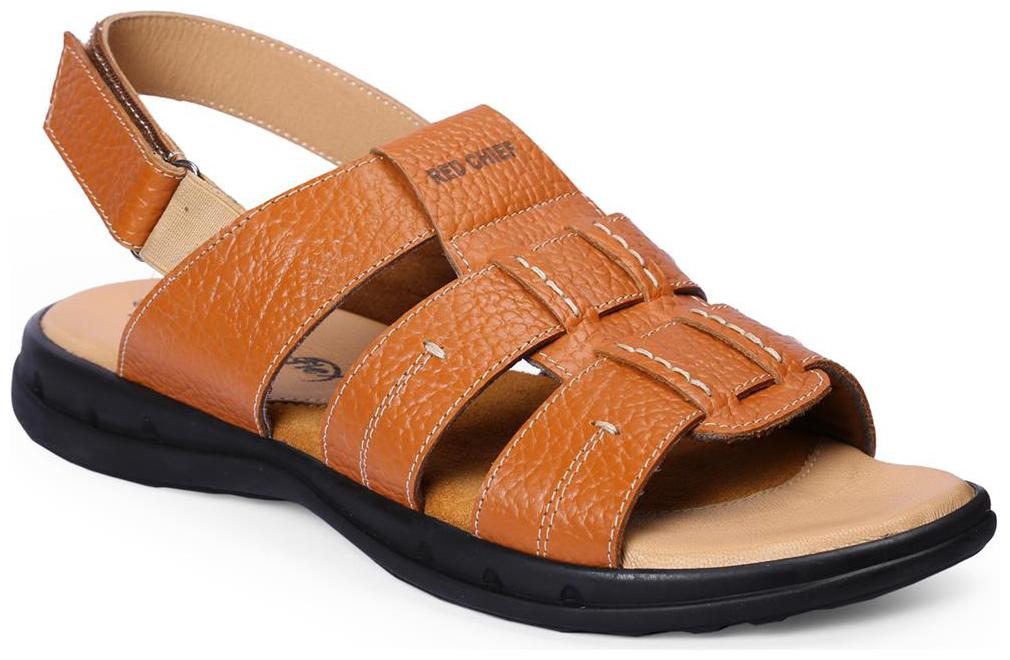 

Red Chief Men s Tan Casual Leather Sandal Rc3464 107