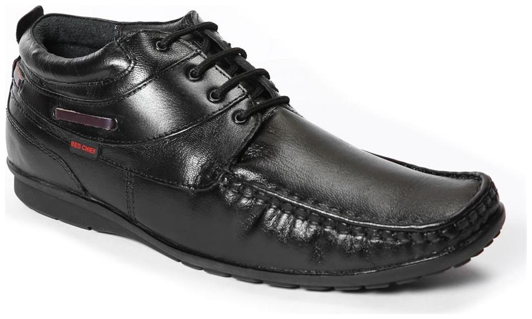 

Red Chief Men s Black Casual Leather Shoes Rc1199 001