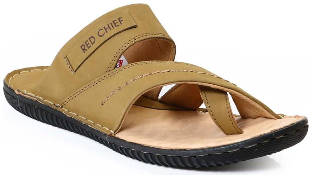 

Red Chief Men s Brown Casual Leather Slipper Rc394 004