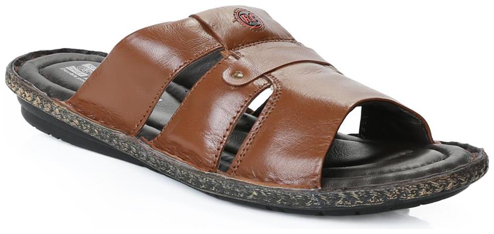 

Red Chief Men s Tan Casual Leather Slipper Rc1315A 006