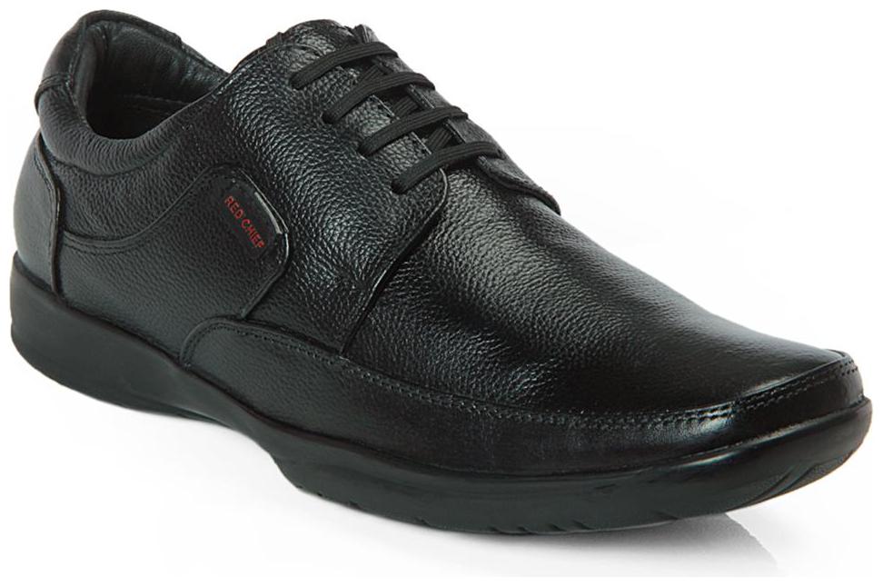 

Red Chief Men Black Derby Formal Shoes