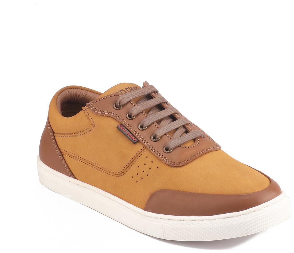 

Red Chief Rust Leather Casual Shoes for Men RC3626 022