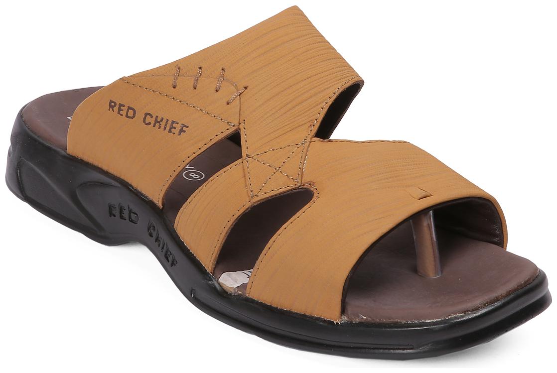 

Red Chief Rust Men s Casual Leather Slipper (RC617 880)