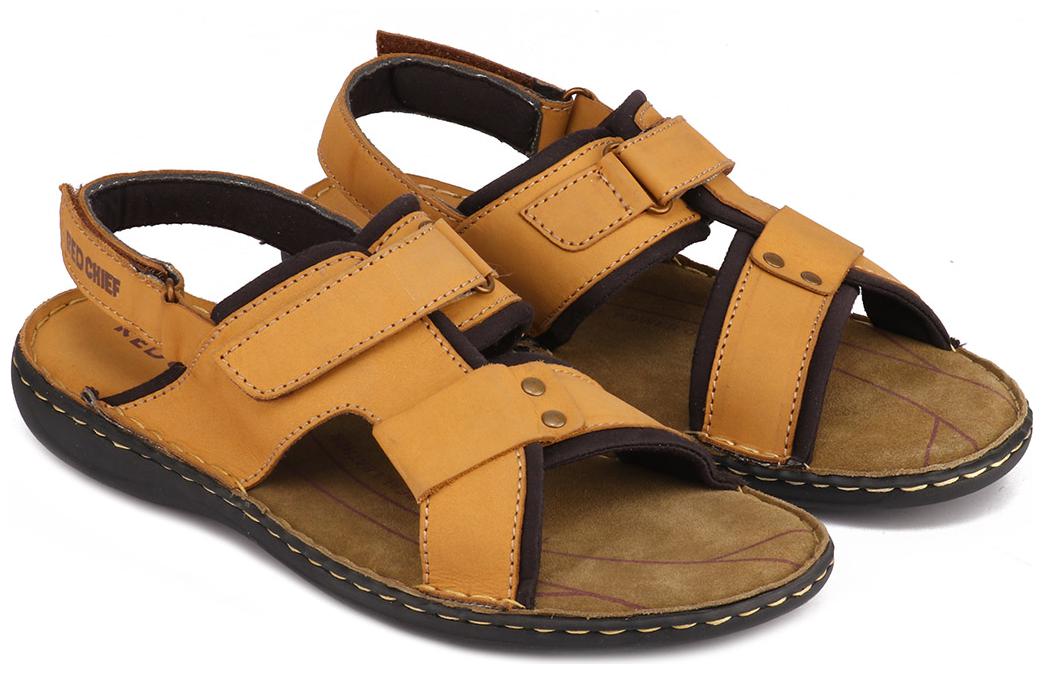 

Red Chief Men Tan Sandals