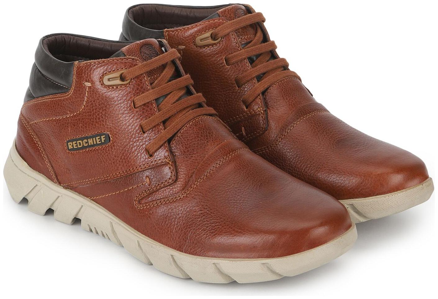 

Red Chief Tan Leather Casual Shoes for Men RC30013 006