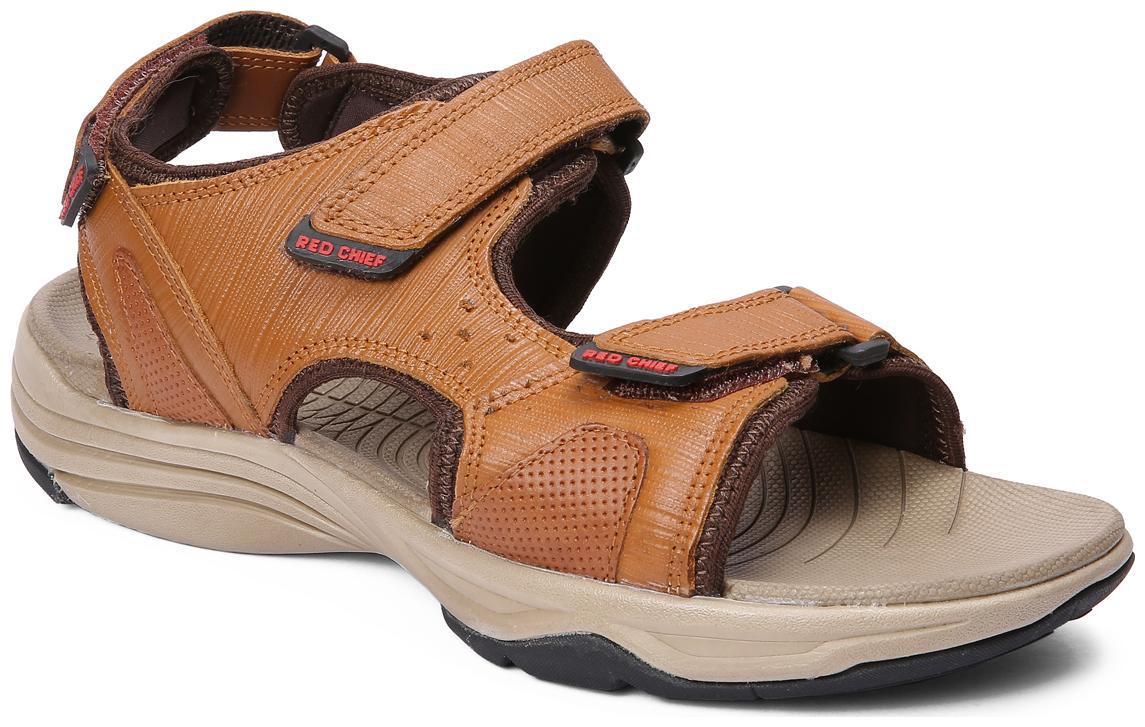 

Red Chief Men Tan Sandals