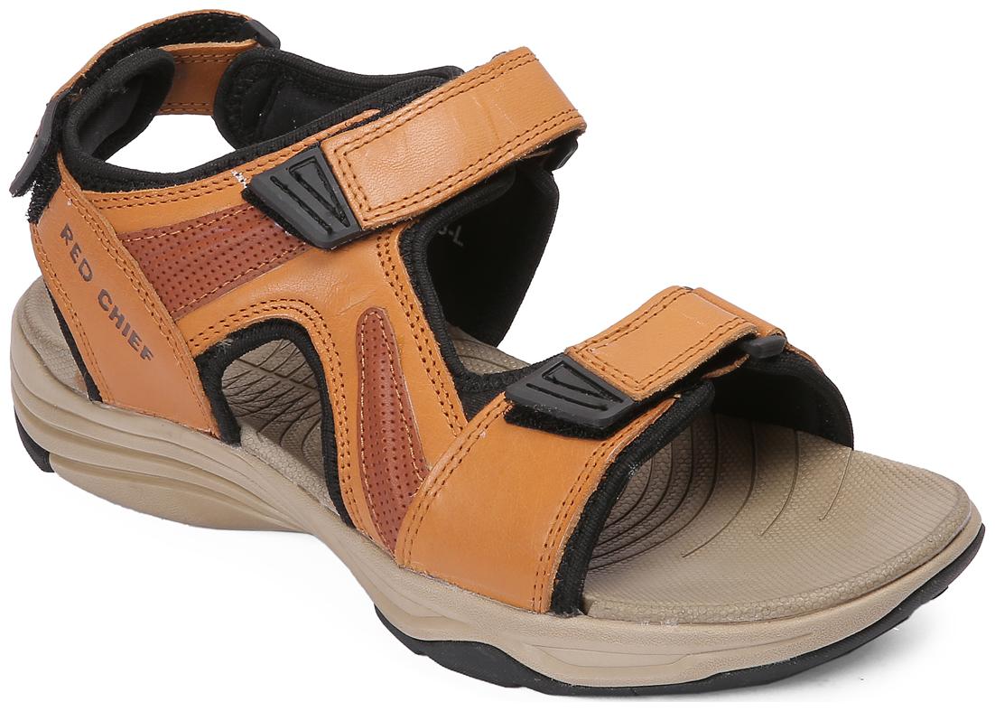 

Red Chief Men Tan Sandals