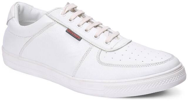 Red Chief Slip-On Sneakers For Men ( White )