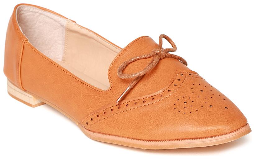 

Red Pout Women Tan Slip-On Shoes