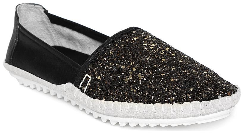 

Red Pout Women Black Slip-On Shoes