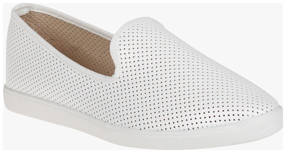 

Red Pout Women White Loafers