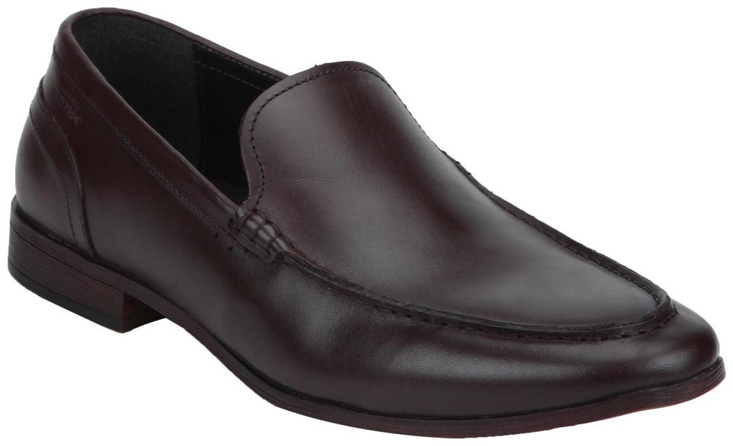 

Red Tape Men Brown Slip-On Formal Shoes - RTS1114
