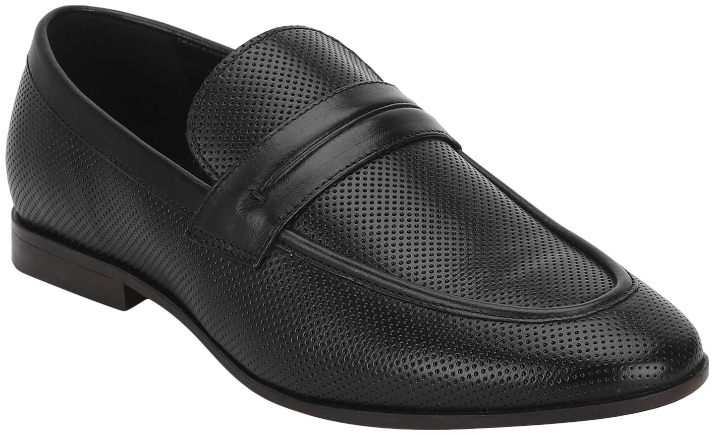 

Red Tape Men Black Slip-On Formal Shoes - RTS1148
