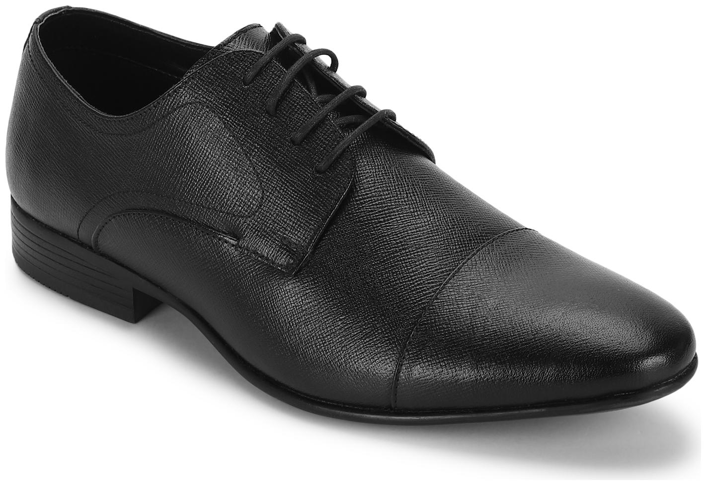 

Red Tape Men Black Derby Formal Shoes