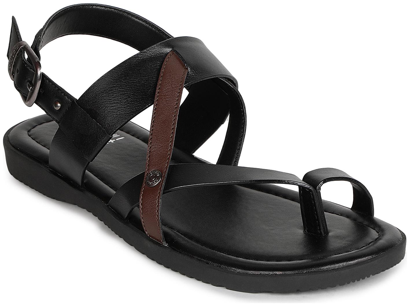 

Red Tape Men Black Sandals
