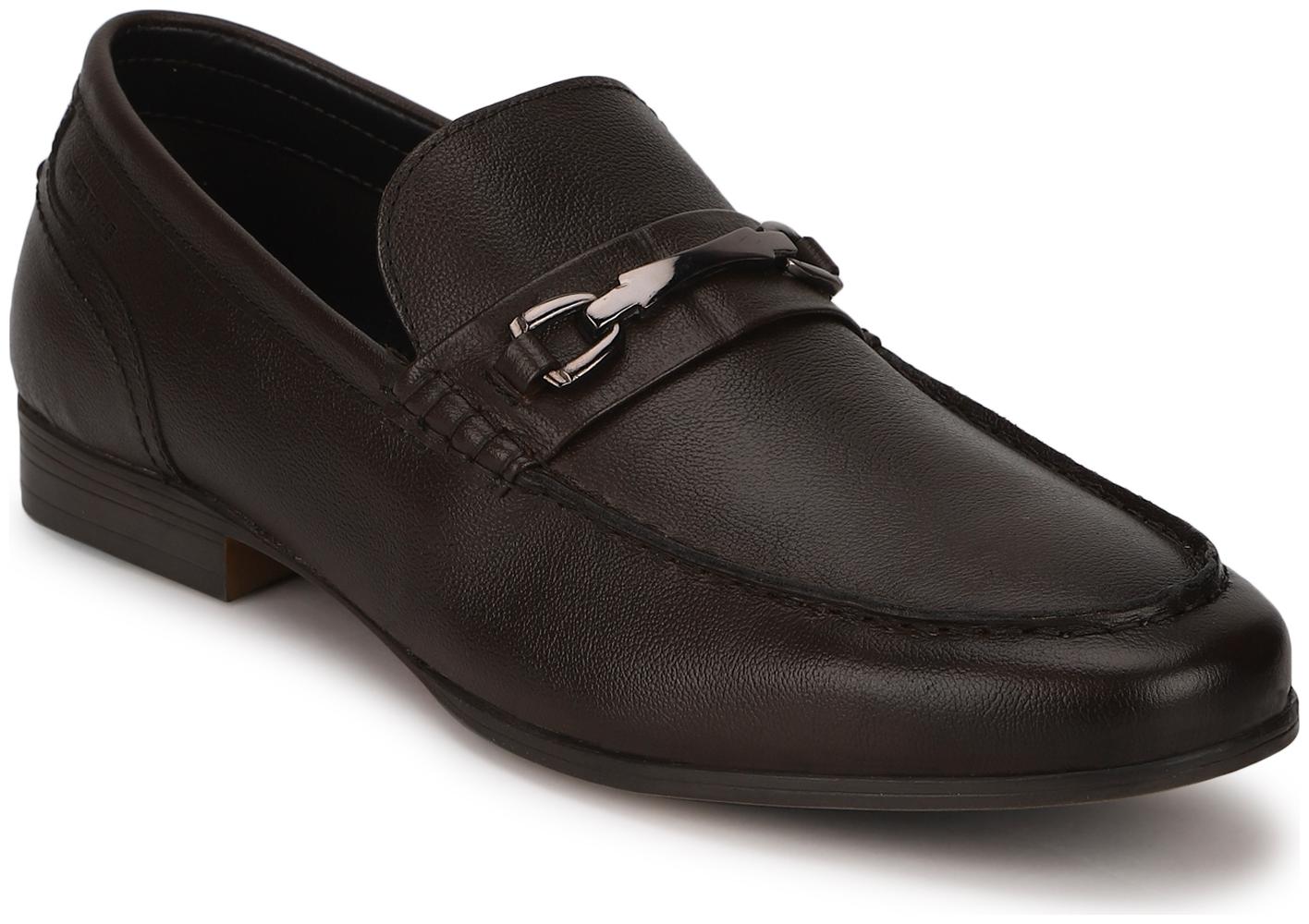 

Red Tape Men Brown Slip-On Formal Shoes - RTE2702