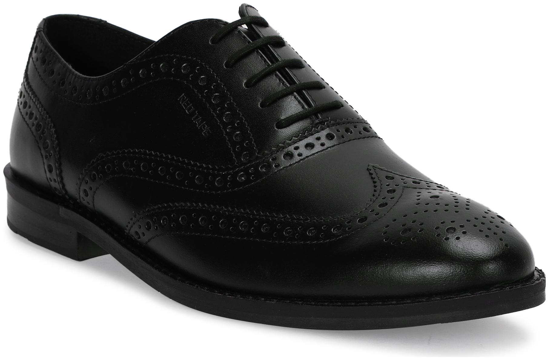 

Red Tape Men Black Oxford Formal Shoes - RTE2941