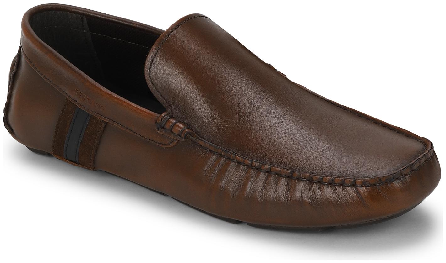 

Red Tape Men Brown Slip-On Formal Shoes - RTE2192