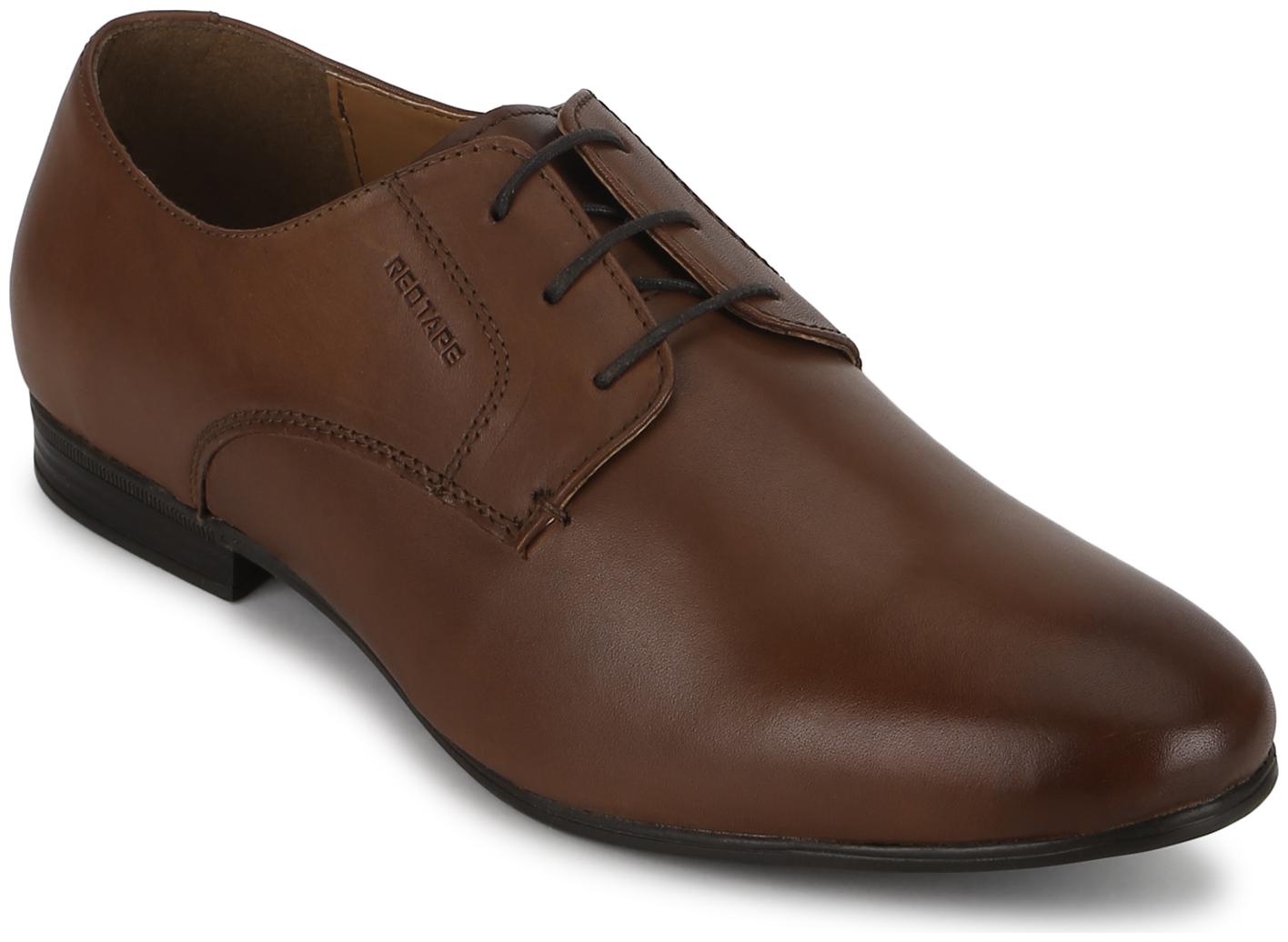 

Red Tape Men Brown Derby Formal Shoes - RTE1973