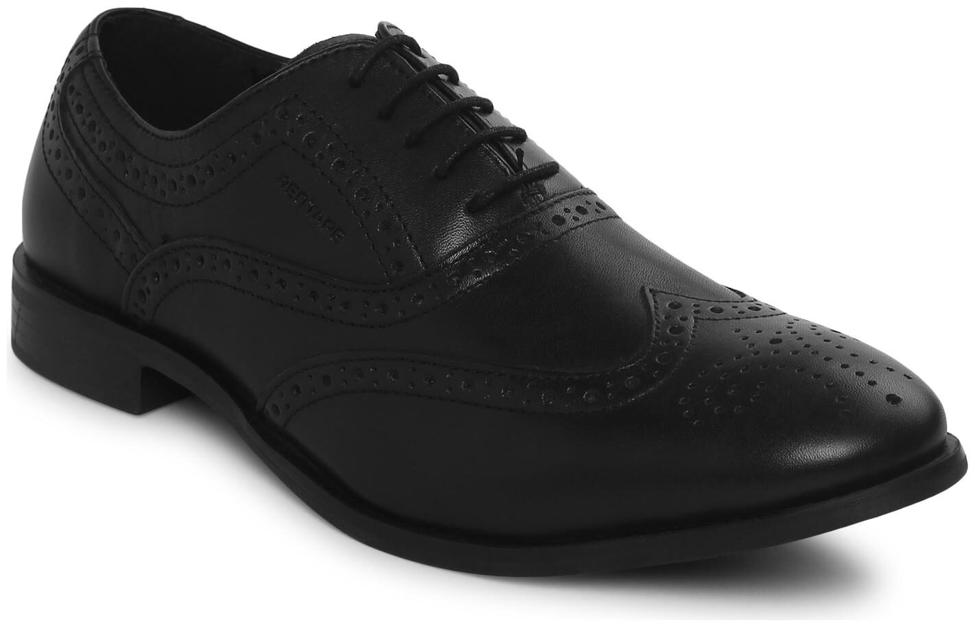 

Red Tape Men Black Brogues Formal Shoes - RTE2071