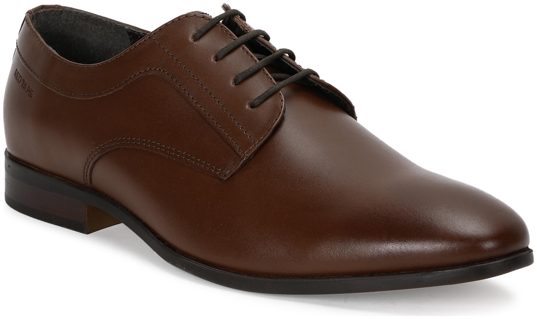 

Red Tape Men Brown Derby Formal Shoes - RTE2923