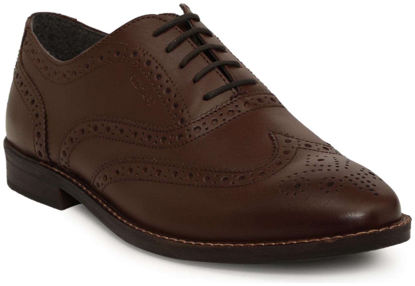 

Red Tape Men Brown Oxford Formal Shoes - RTE294