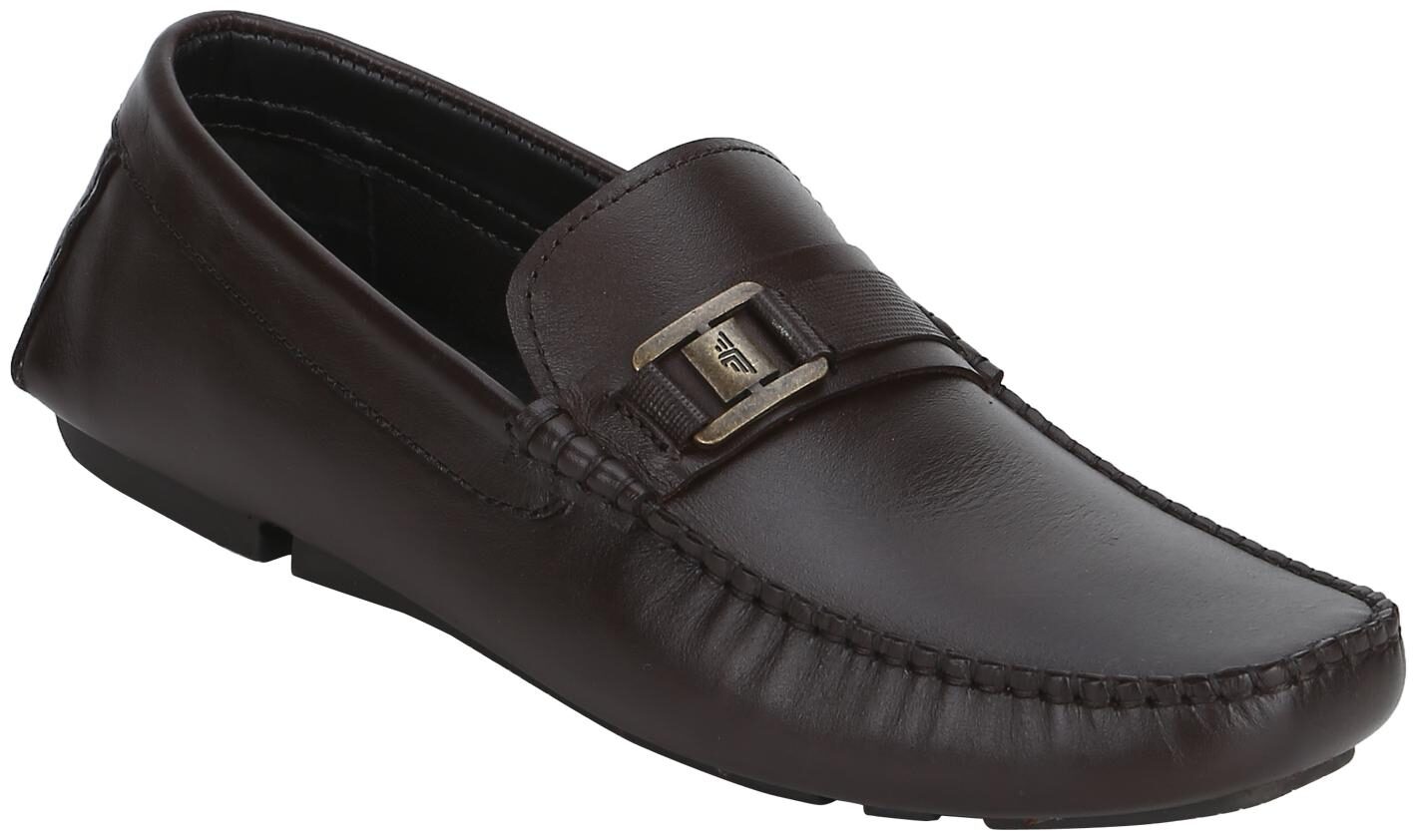 

Red Tape Men Brown Slip-On Formal Shoes - RTE146