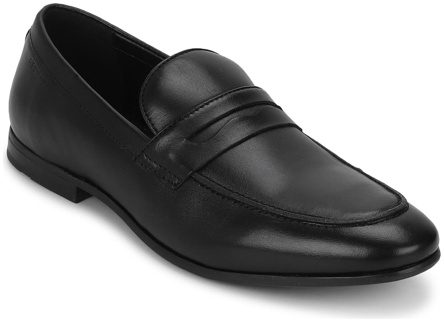 

Red Tape Men Black Slip-On Formal Shoes - RTE2221