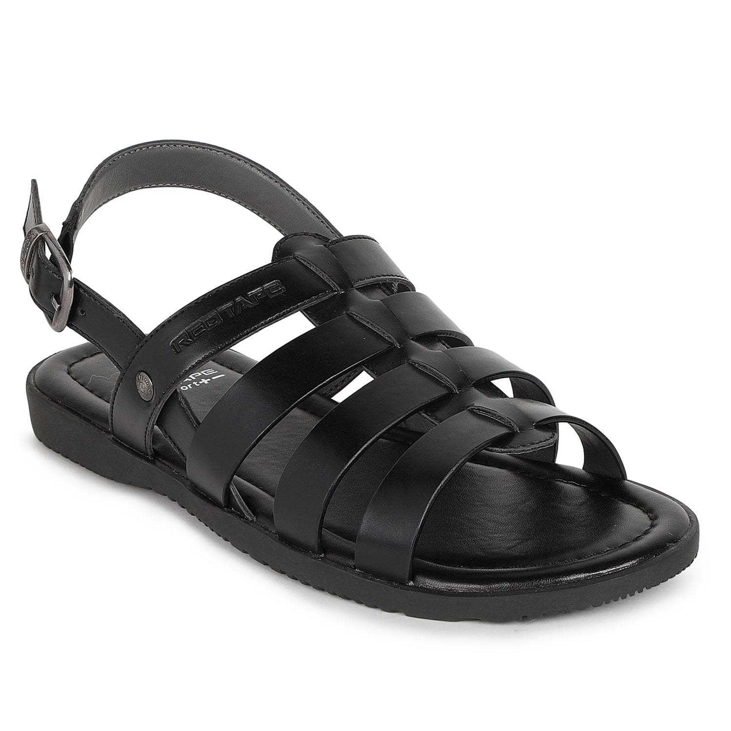 

Red Tape Men Black Sandals