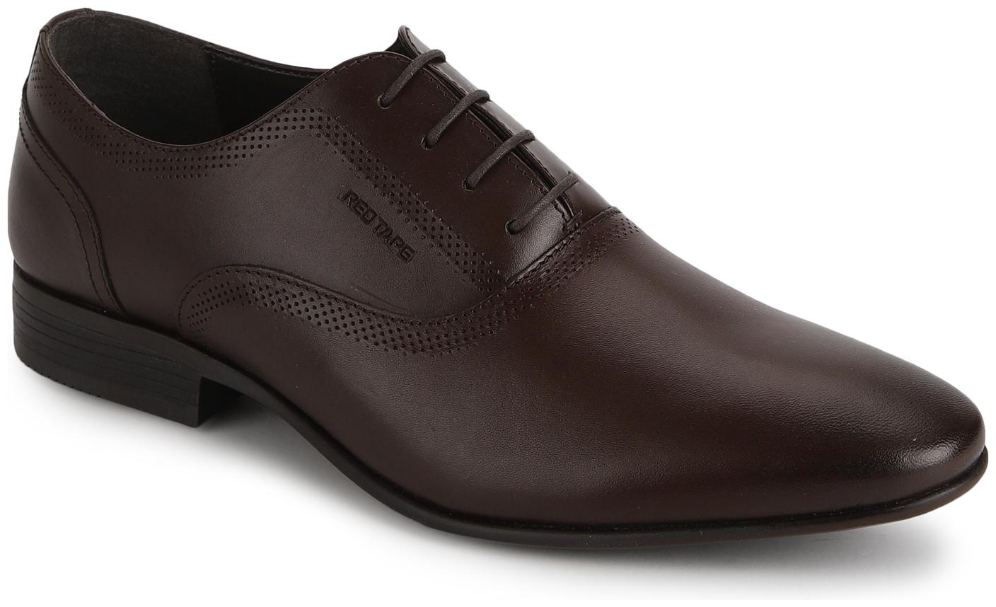 

Red Tape Men Brown Oxford Formal Shoes - RTE2342