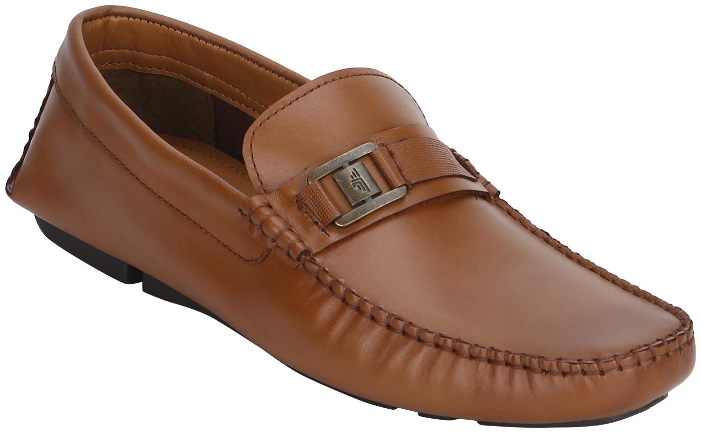 

Red Tape Men Tan Slip-On Formal Shoes - RTE146
