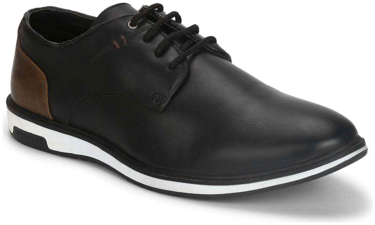 

Red Tape Men Black Derby Formal Shoes - RTS1124