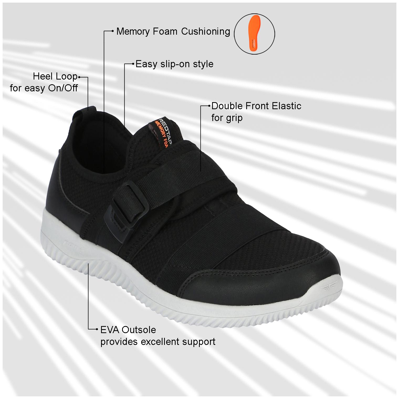 

Red Tape Men Walking Shoes ( Black )