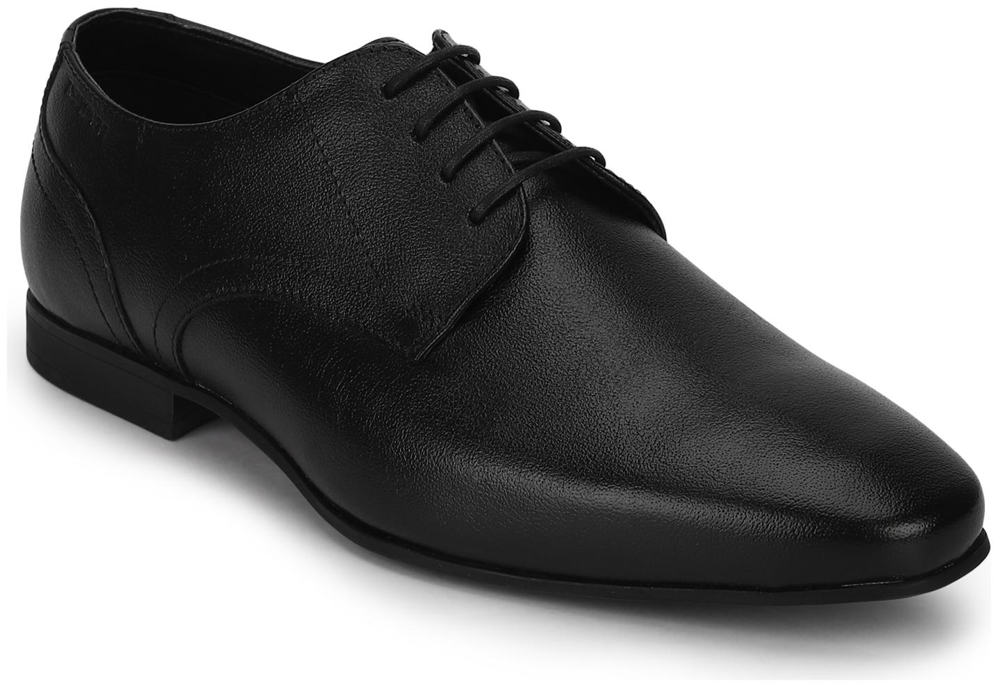 

Red Tape Men Black Derby Formal Shoes