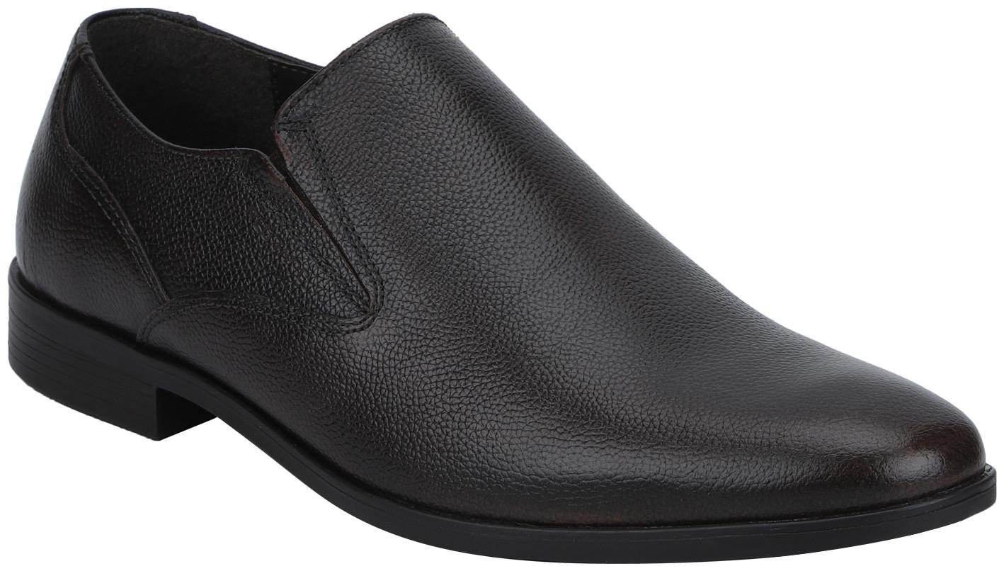 

Red Tape Men Brown Slip-On Formal Shoes - RTE139