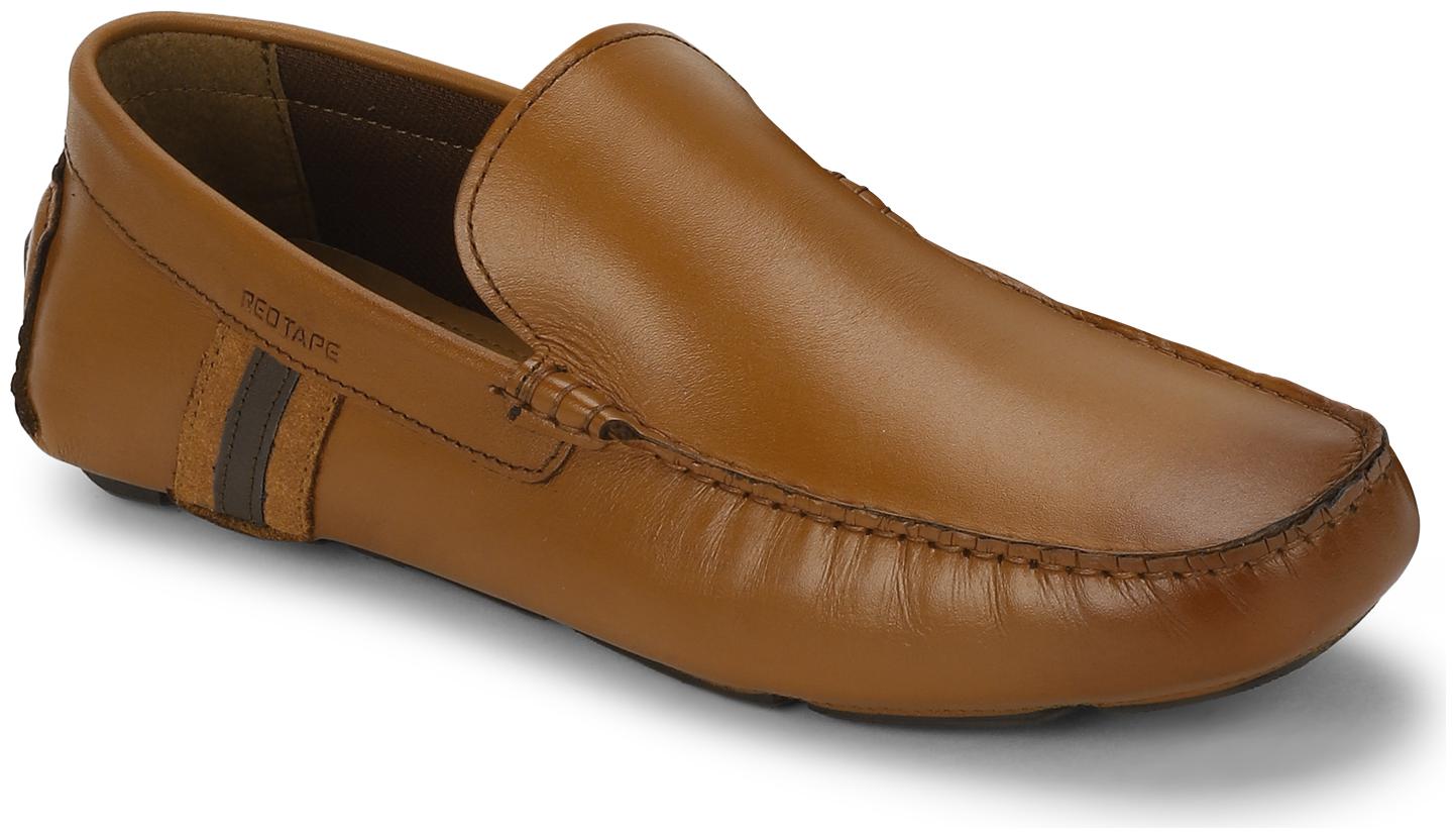 

Red Tape Men Tan Slip-On Formal Shoes - RTE2193