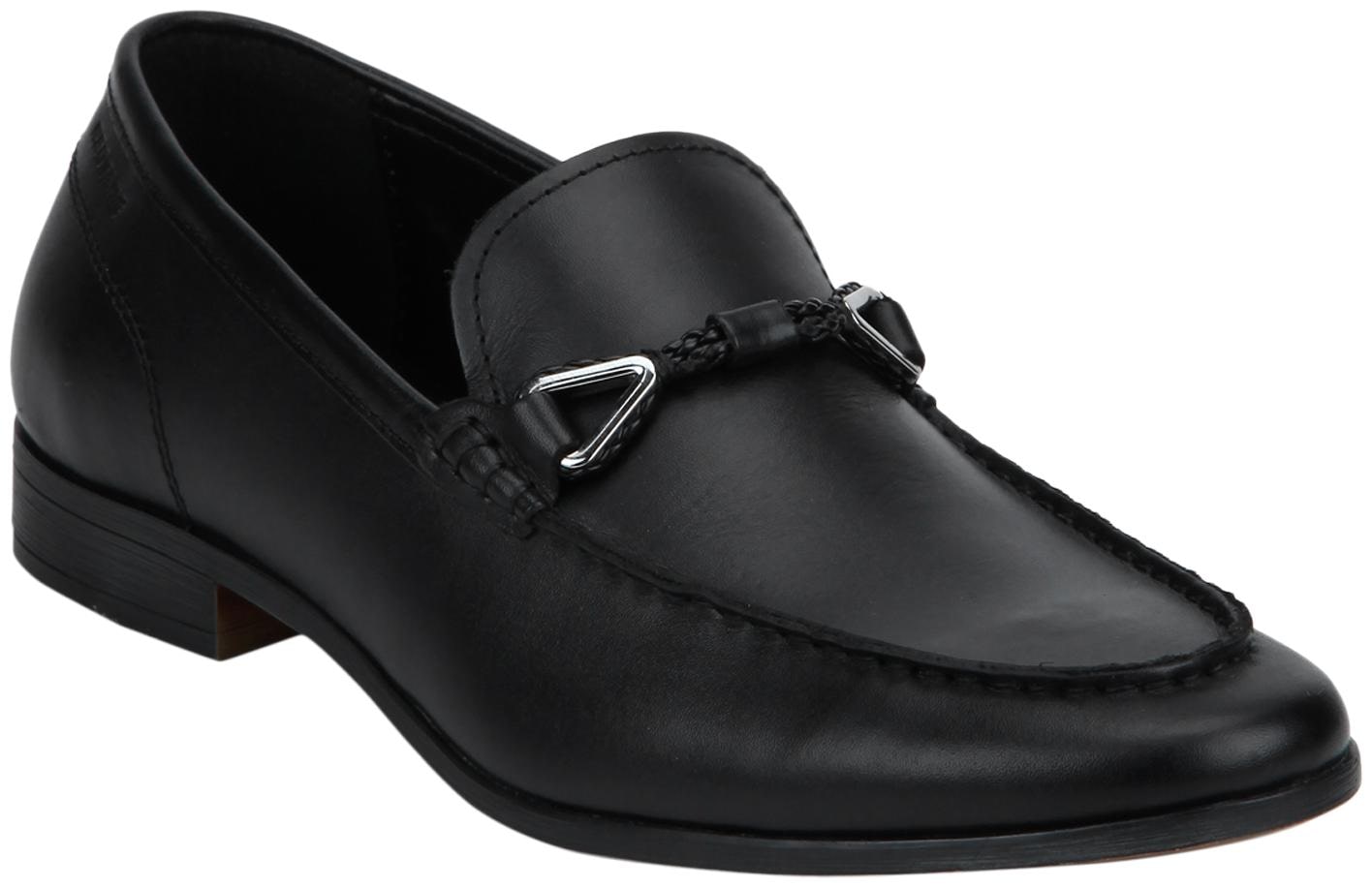 

Red Tape Men Black Slip-On Formal Shoes - RTS11151B
