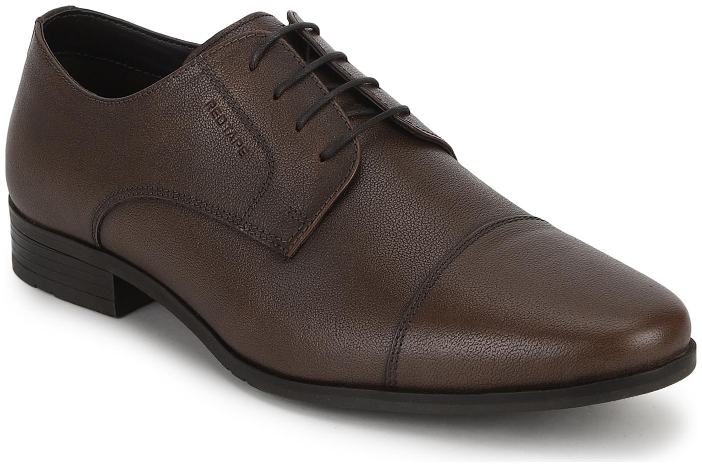 

Red Tape Men Brown Derby Formal Shoes - RTE268